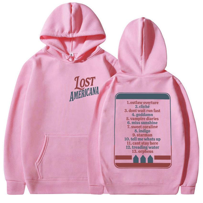 MGK Day Lost Americana Tour 2025 Γραφικό Φούτερ Άλμπουμ Ανδρικό Γυναικείο Vintage Oversized Φούτερ Hip Hop Γοτθικό Μακρυμάνικο Φούτερ