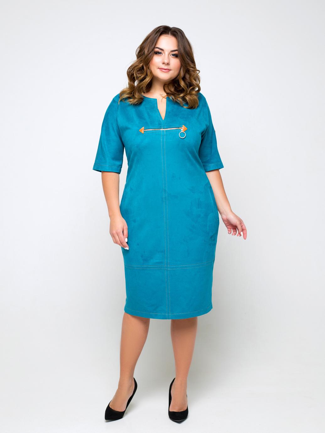 

Сукня Славія Luzana 4XL бірюзовий