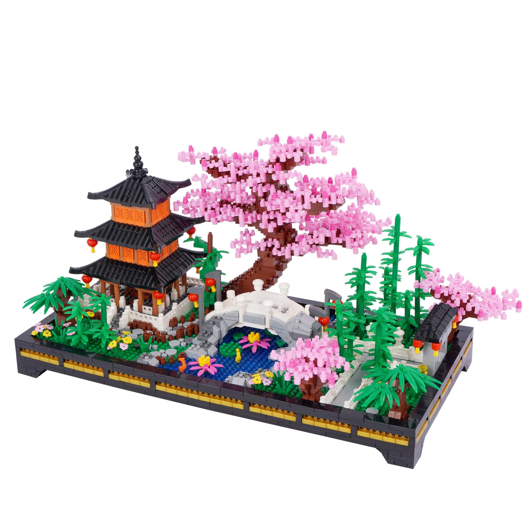 

LULUFUN Сад Дзен Микроблоки, Игрушка Сад Дзен Лес, 3D Пазл, Модель Цветка, Набор для Сборки, Для Детей и Взрослых, Подарок на Праздник, Новогодний Подарок,