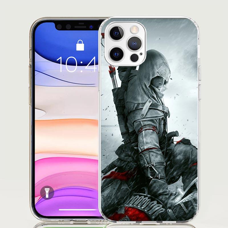 Чехол для телефона Assassin's Creed для Apple iPhone 17 Air 16 15 Plus 14 + 13 Mini 12 11 Pro Max 7 8 SE 16Max Мягкая накладка Co