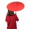 White Blank Paper Umbrella Decor Props for Kids   Hand Painting(Yellow)