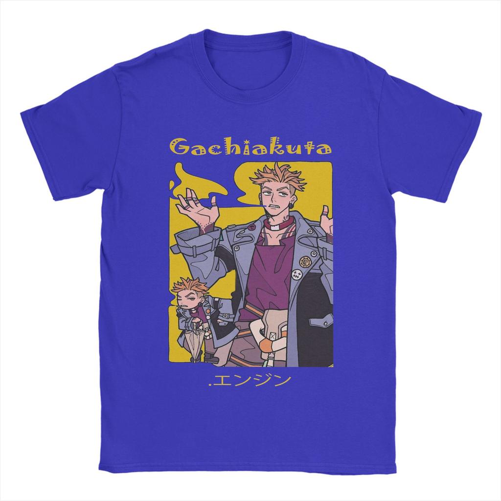 Enjin Gachiakuta Anime Men's T Shirt  Novelty Tees Short Sleeve O Neck T-Shirts 100% Cotton Summer Clothes