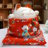 Lucky Cat Ceramic Piggy Bank Ornament