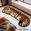 Soft Fluffy Tiger Shaped Area Rug Thick Plush Non Slip Backing Perfect For Bedroom Living Room Home Furnishings