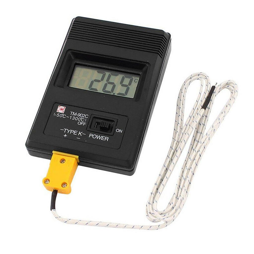 TM-902C LCD Type K Digital Thermometer With Probe + 1PC 300mm Thermocouple Probe