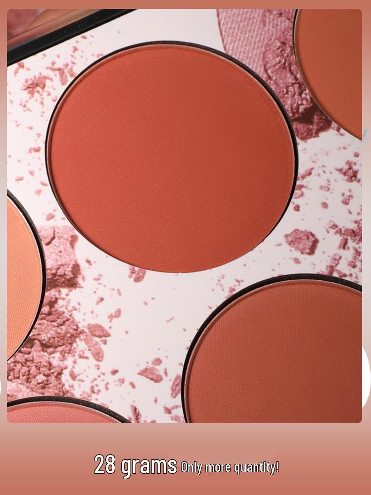 Missrose 8-Color Dry Rose Matte Blush & Contouring Palette with Eyeshadow.