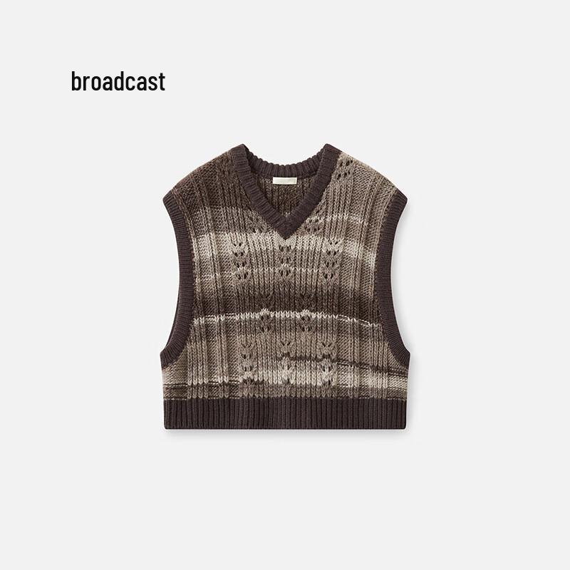 

Women s V-Neck Knitted Layered Vest L