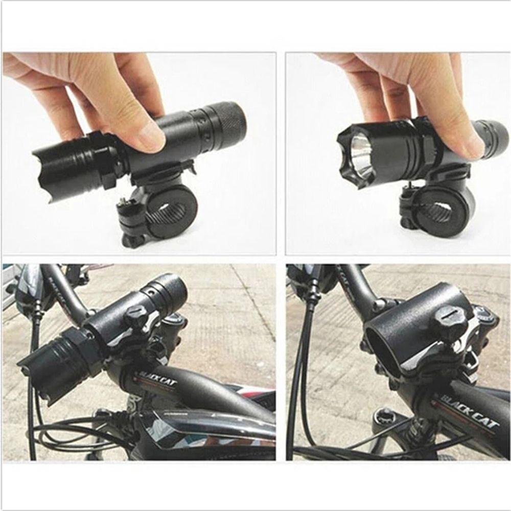 Flashlight Stand Bicycle Flashlight Mount Cycling Light Holder LED Torch Bracket Bike Lights Holder