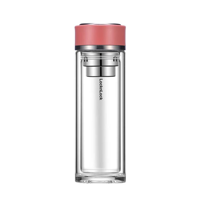 LOCK&LOCK LLG629 Double Wall Glass Tea Cup