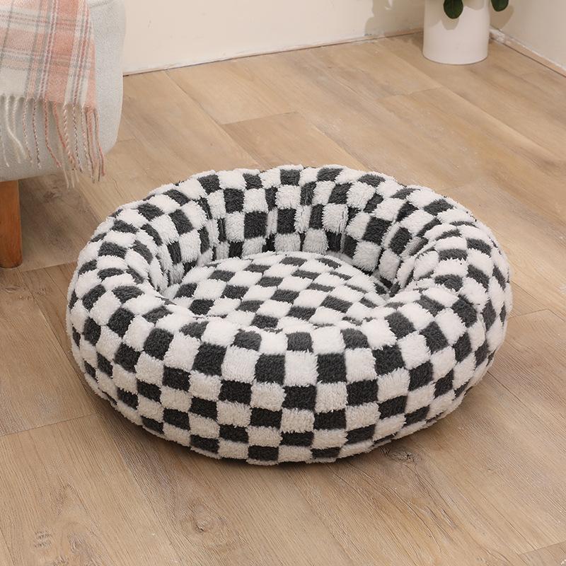 Cuccia per cani Cuccia per gatti Cuccia rotonda per animali domestici Universale per quattro stagioni Calda Animali domestici Gatti e cani Universale