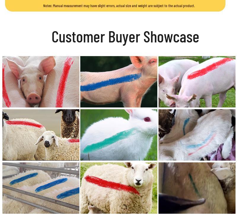 Animal Marking Crayon & Pen - Red, Blue, Green for Pigs, Cattle, Sheep