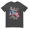 She Loves Jesus And America Too American Patriotic Usa Flag TShirt