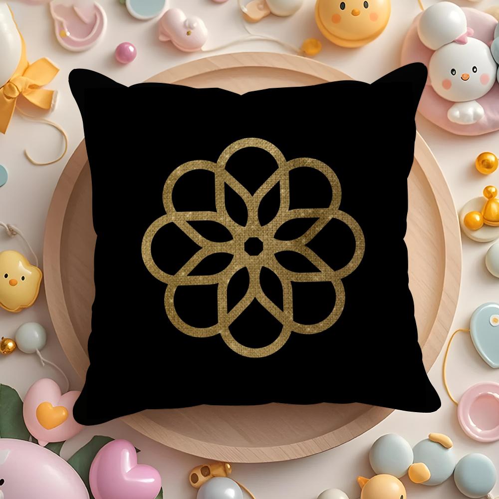 

Golden Leaf Pattern Pillow Case Pattern Printed Pillowcase For Living Room Sofa Cushion Cover Bedroom Decor 30X30cm