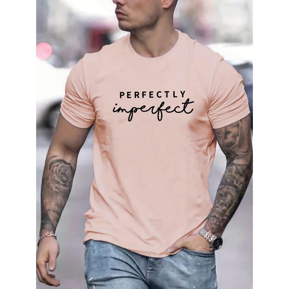 Summer Men's Casual Loose Size Letter Print Round Neck Short Sleeve T-shirt Top fashion casual
