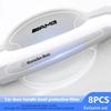 MEA4   8Pcs TPU Car Door Handle Bowl Anti-scratch Sticker Protection Films Hubcap For Mercedes Benz AMG GLE GLC CLA W206 W204 W205 W211