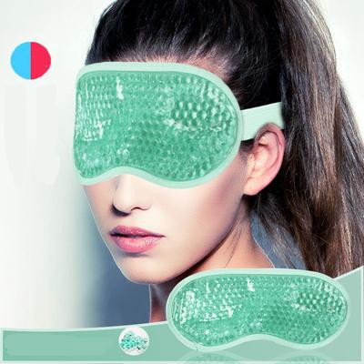 Masque pour les yeux froid et chaud, oreiller pour les yeux, Gel, sac de glace, masque pour les yeux, perle de glace, compresse chaude d'hiver