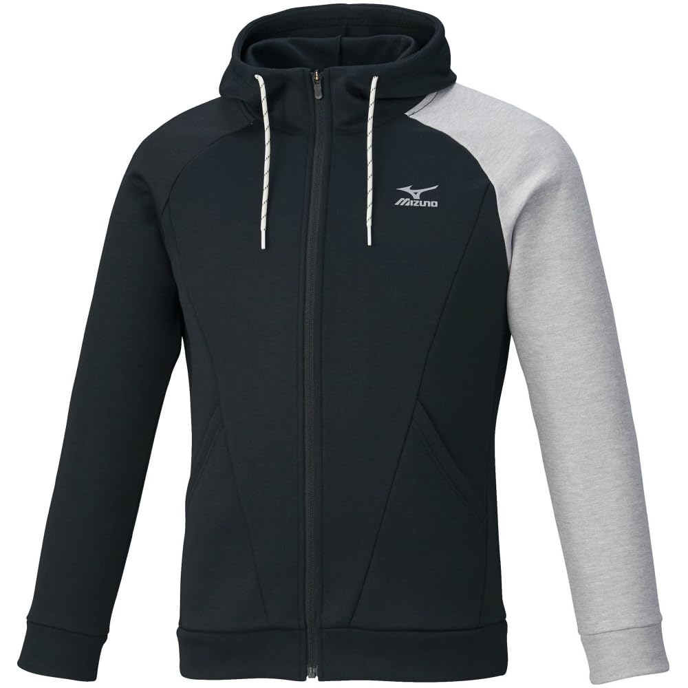 

Mizuno Dynamotion Fit Training Sweat Sports Size S Men s Jacket, Jersey, Black/Silver Heather, (K2JC1556)