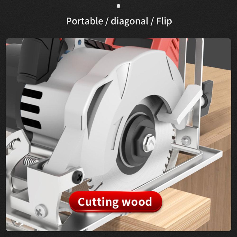 NAWIN Electric Circular Saw 5 Inch Brushless Multifunctional Electric Saw DIY Power Tool For Cut Wood PVC Tube