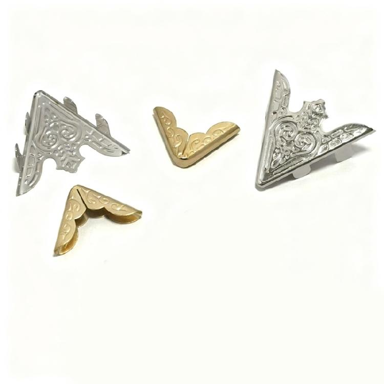 100Pcs Antique Collar Corner Reinforcement Iron Collar Corner Covers For Handmade Garment Embellishments Sewing Craft