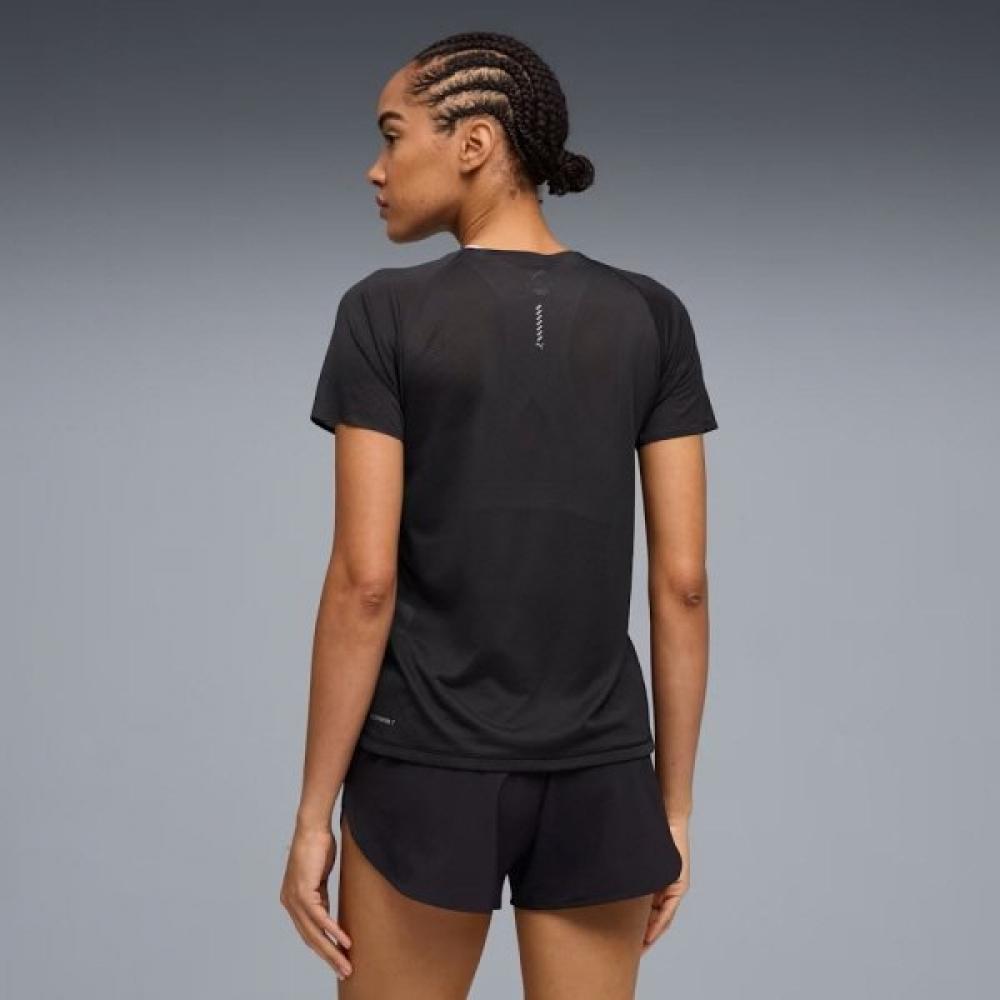 Puma Women S Running ShorT Sleeve T ShirT lighTSpeed SS
