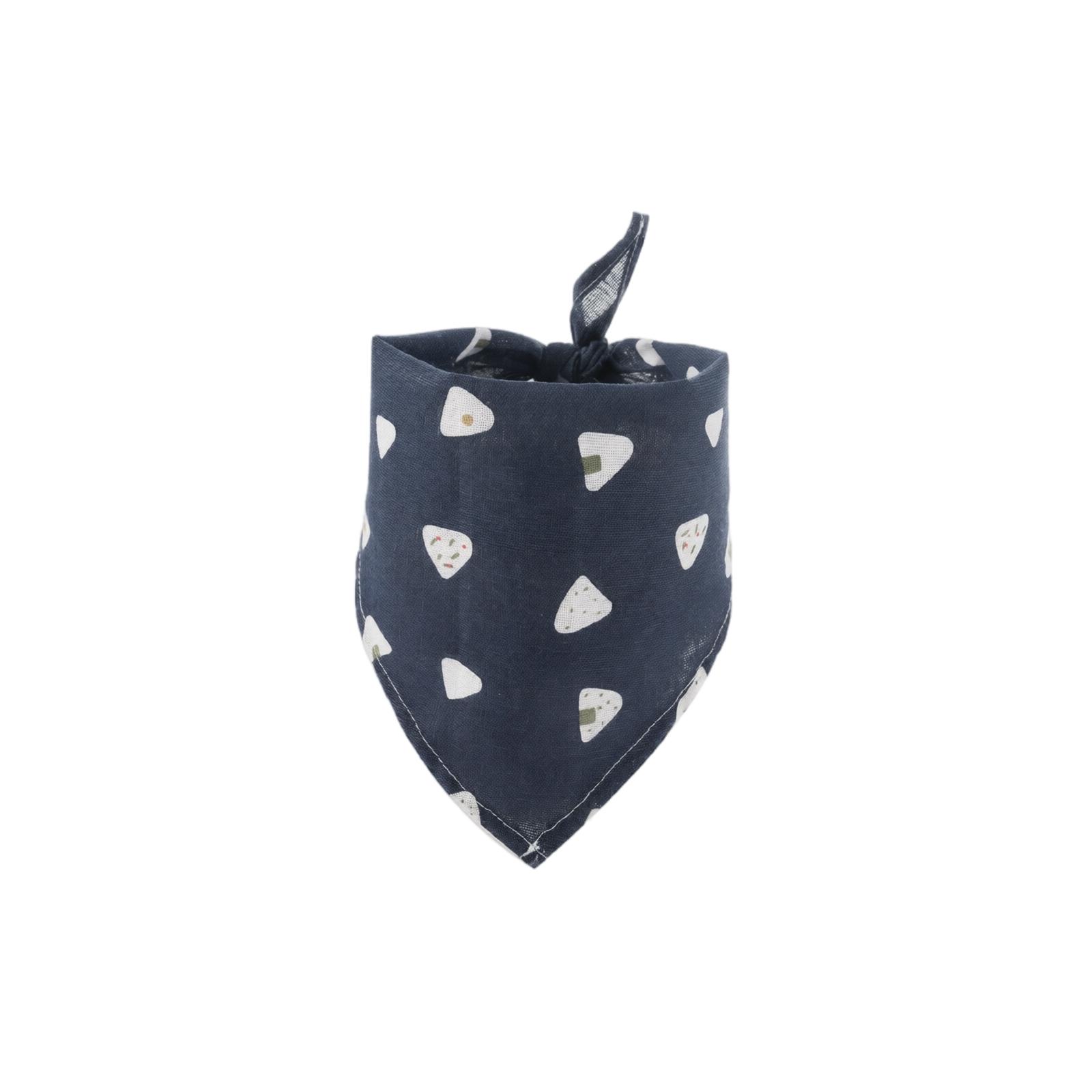

Small Dog Bandana Pet Scarf Triangle Bib Adjustable Neck Wrap for Feeding and Daily Wear with Food Pattern Design One Size