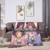 Uma Musume Anime Blanket  Super Warm Comfortable Plush Throw Blanket For Couch Bed Camping Flannel Bedspread Bed Cover