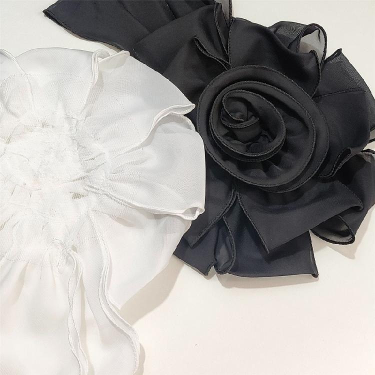 Large Rose Flower Brooches Light Weight Flower Brooch Ceremony Clothes Accessory for Women and Students