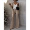 2025 Spring New Cross-Border Three-Color Sequin Full Sequined Small Suit High Waist Fashion Casual Straight Pants Two-piece Set Suit