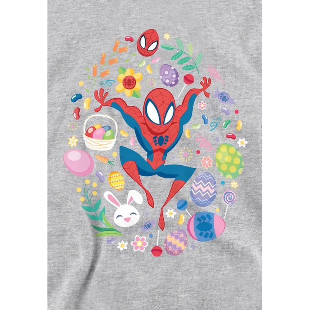Spider-Man Childrens/Kids Circle Heather Easter Hoodie