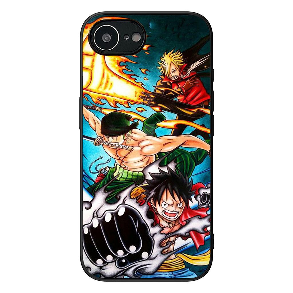 Roronoa Zoro One Piece Luffy Sanji Case for Motorola Moto G04 G13 G14 G22 G23 G20 G32 G34 G35 G64 G82 G84 G53 G60 G72 E14 E15
