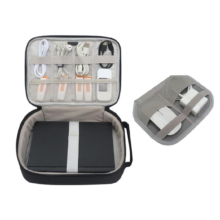 Oxford Fabric Laptop Bag For Pocket 4 Elasticized Accessory Pockets Impact Resistant Layer Travel Friendly Case