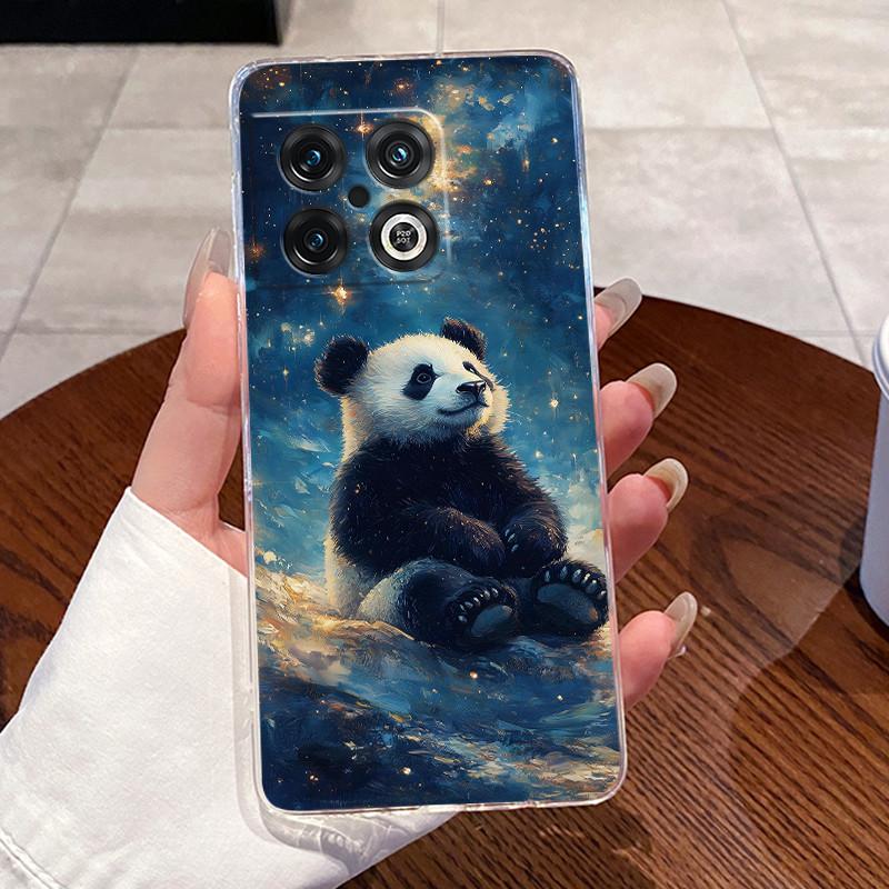 Jelly Case For OnePlus 10 Pro 10T ACE Pro Clear Silicone Soft TPU Back Cover One Plus 10PRO ACEPro Cute Rabbit Cat Phone Case