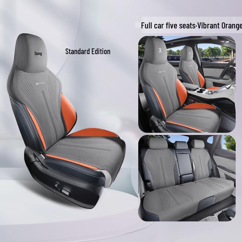BYD Song PLUS Universal Suede Car Seat Cushion—Four Seasons