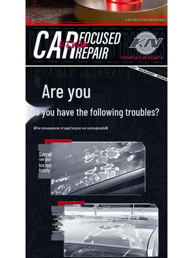 Canature Nano Coating Gloss Agent: Anti-Fouling, Water-Repellent Spray Wax for Glass & Paint Maintenance