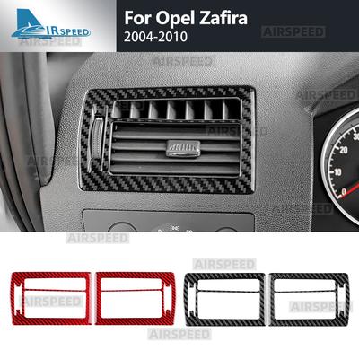 Pentru Opel Zafira B 2004 2005 2006 2007 2008 2009 2010 Autocolant Real din Fibră de Carbon Moale Aerisire Mașină Partea Laterală a Trimului Consolei Centrale