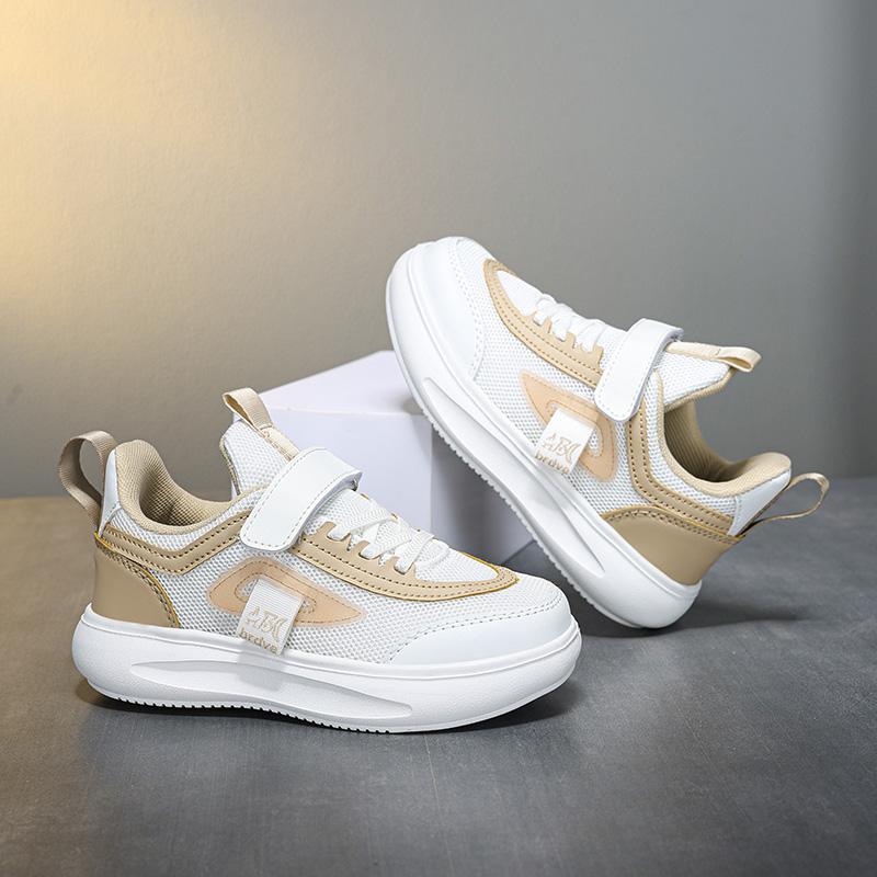 

Дитяче модне повсякденне низьке дихаюче взуття для скейтбордингу з подвійною сіткою Дитяче спортивне взуття для бігу Хлопчики та дівчатка Зручні кросівки 39 хакі