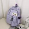 Schoolbag female large capacity simple Japanese ins junior high school student backpack Korean version ins Harajufeng casual backpack