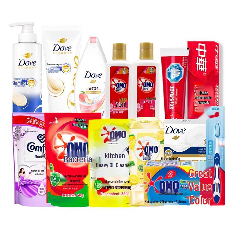 Dove Hair Care and Cleansing Gift Set
