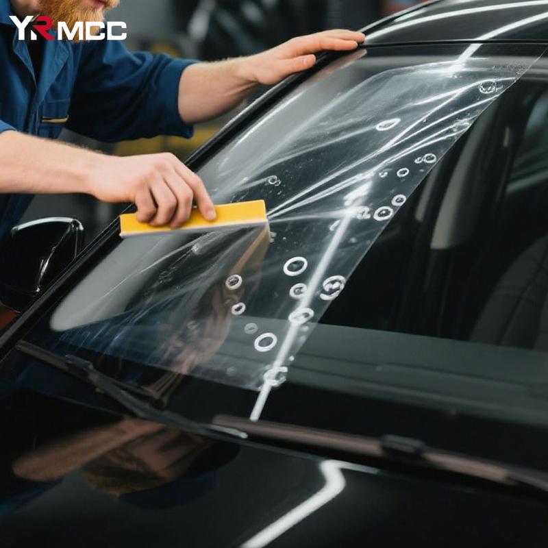 Transparent PPF Car Window Protection Film Waterproof Car Sticker Vinyl Wrap Adhesive Explosion-proof Glass Film Car Accessories