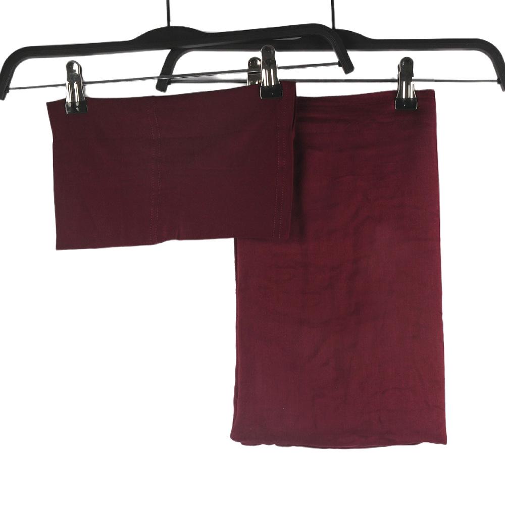 

Малайский вискозный бини и дышащий модальный шарф набор 80x180cm