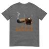 Ill Be In The Backyard Funny Cigar And Bourbon Lovers TShirt