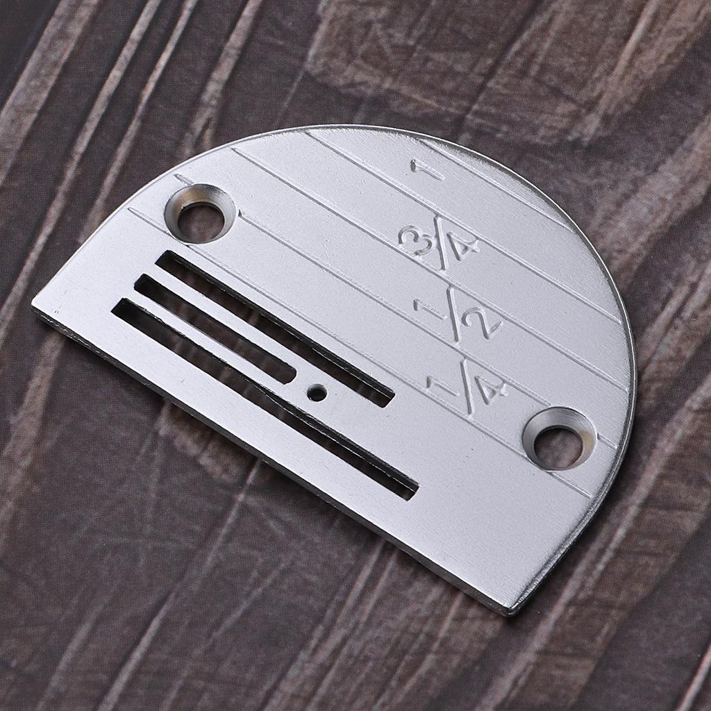 Sewing Machine Needle Plate Metal Universal Part for Flat Lockstitch and Single Needle Machine Accessories