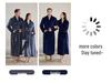 Thick Flannel Unisex Bathrobe - Plus Size, Couple's Long Nightgown Pajamas