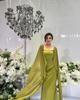 2025 Autumn Elegant Patchwork Fairy Style Shawl Evening Dress