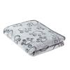 Soft Fluffy High Quality Pet Blanket Flannel Dog Sleeping Blanket Paw Print Pattern Pet Mat Warm Comfortable Blanket for Cat Dog
