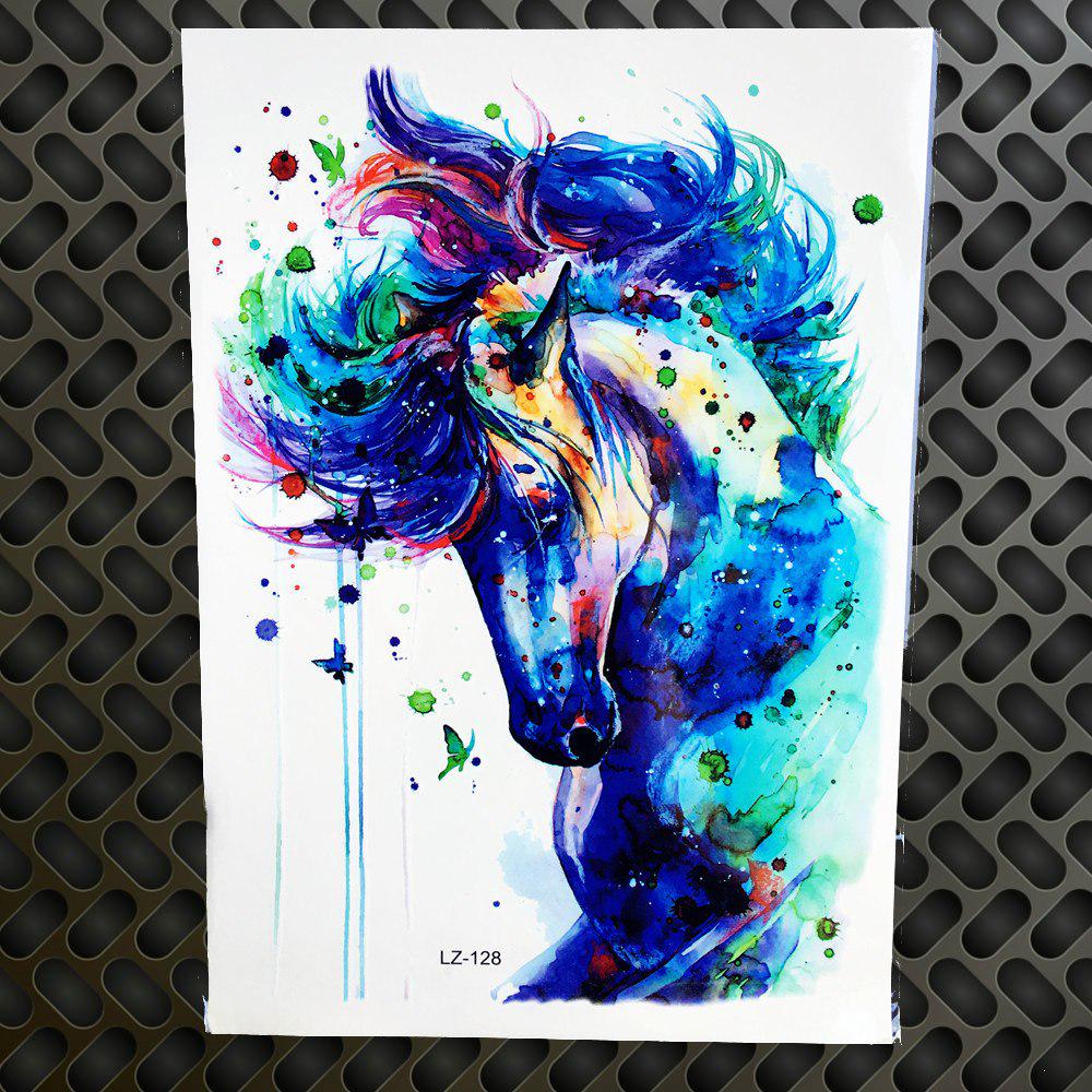 1PC Design Sexy Mask Temporary Tattoo Sticker Men Black Body Art Arm Waterproof