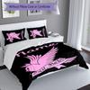 3pcs Custom Name Lil Peep Set,Includes 1 Duvet Cover and 2 Pillowcases,All-season Bedroom Decor