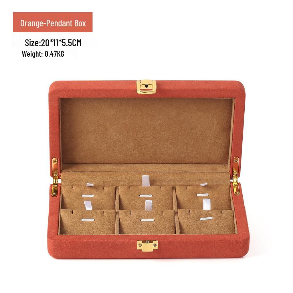 Elegant Jewelry Storage Box with Microfiber Lining for Rings, Bracelets, and Necklaces