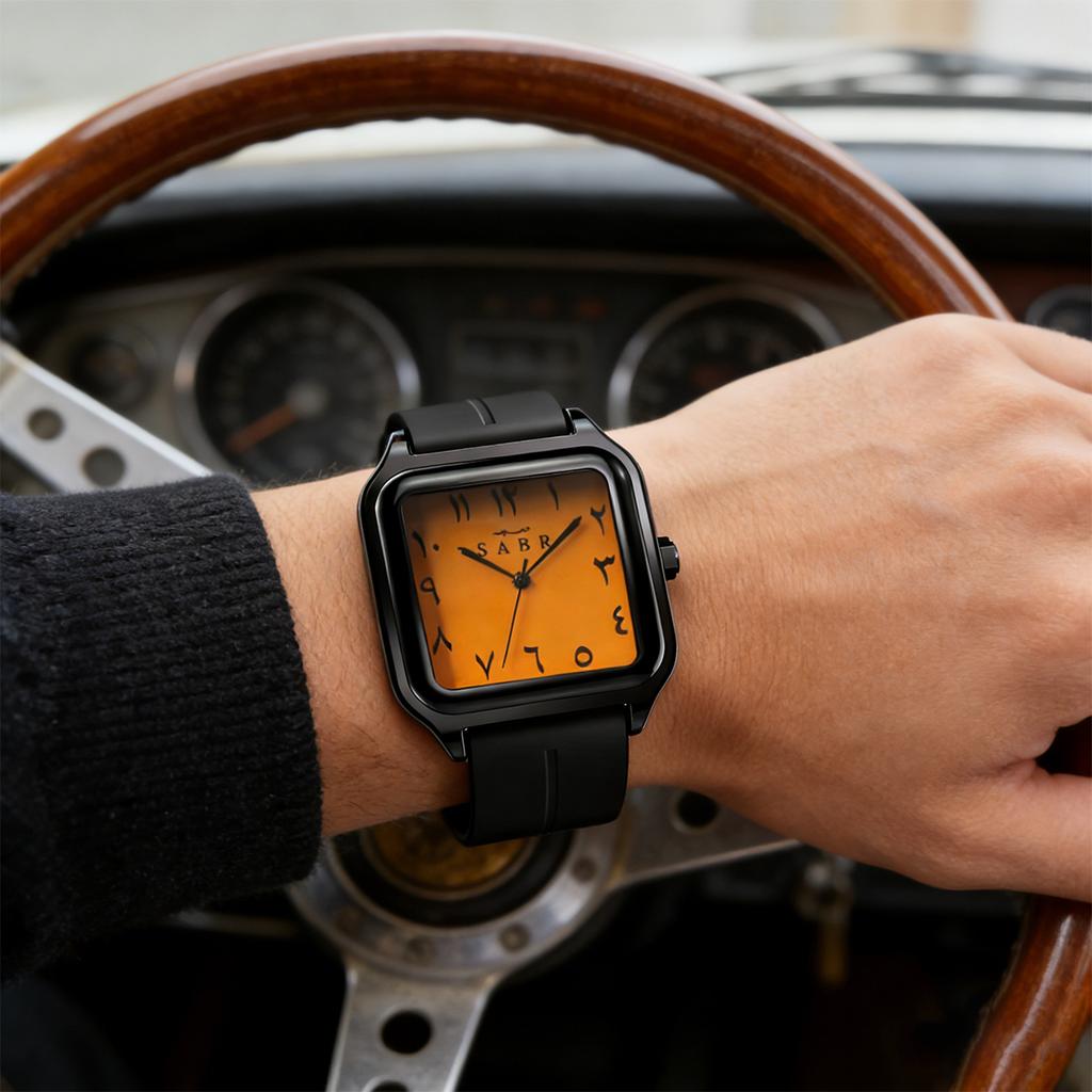 Sabr Edelstahllegierung Herren Business Quarz Uhr Neues Silikon Magnetverschluss Armband Minimalistisch Wasserdicht Stilvoll