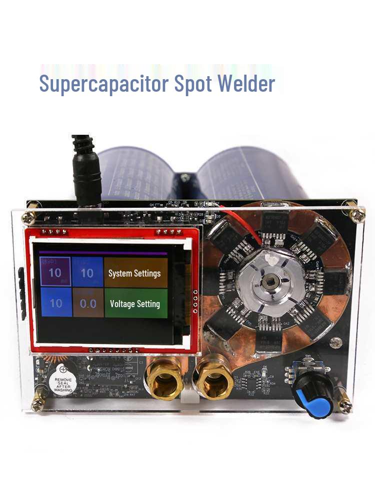 Compact Dual Pulse Adjustable High-Power Lithium Battery & Capacitor Spot Welder